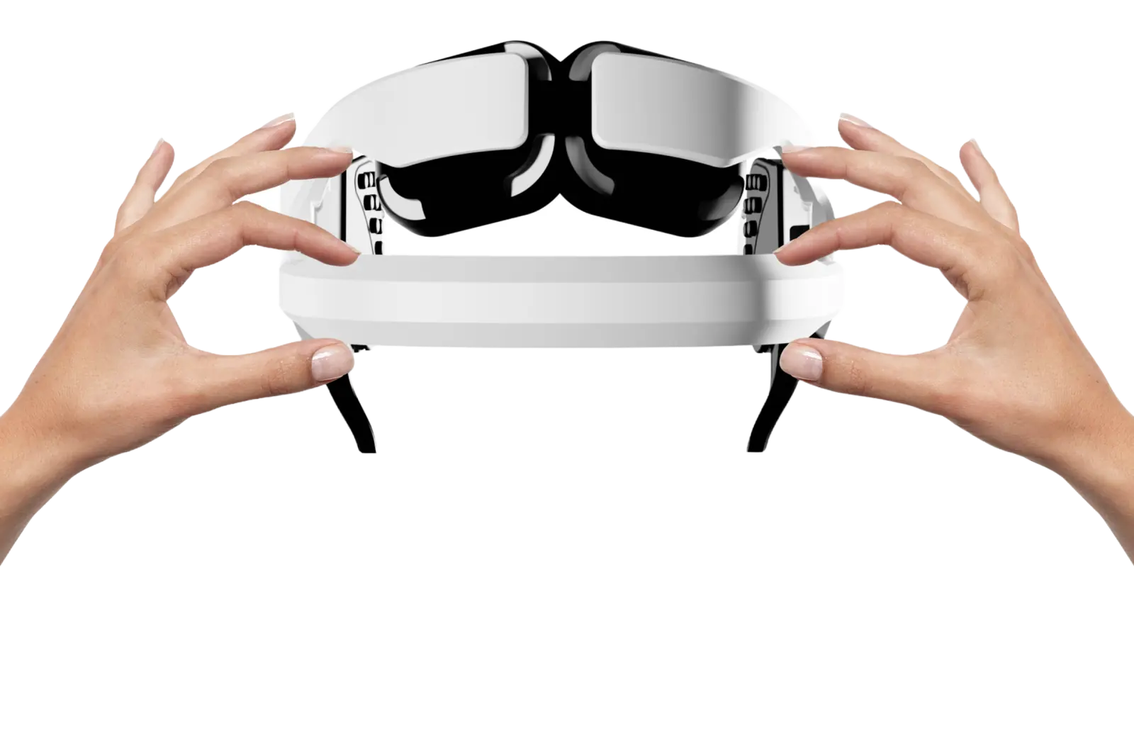 The ease device held in hand